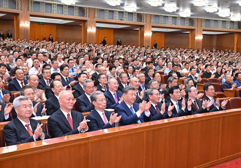 庆祝中国共产党成立105周年音乐会《人民至上》在京举行 习近平李强赵乐际王沪宁蔡奇丁薛祥李希韩正出席观看